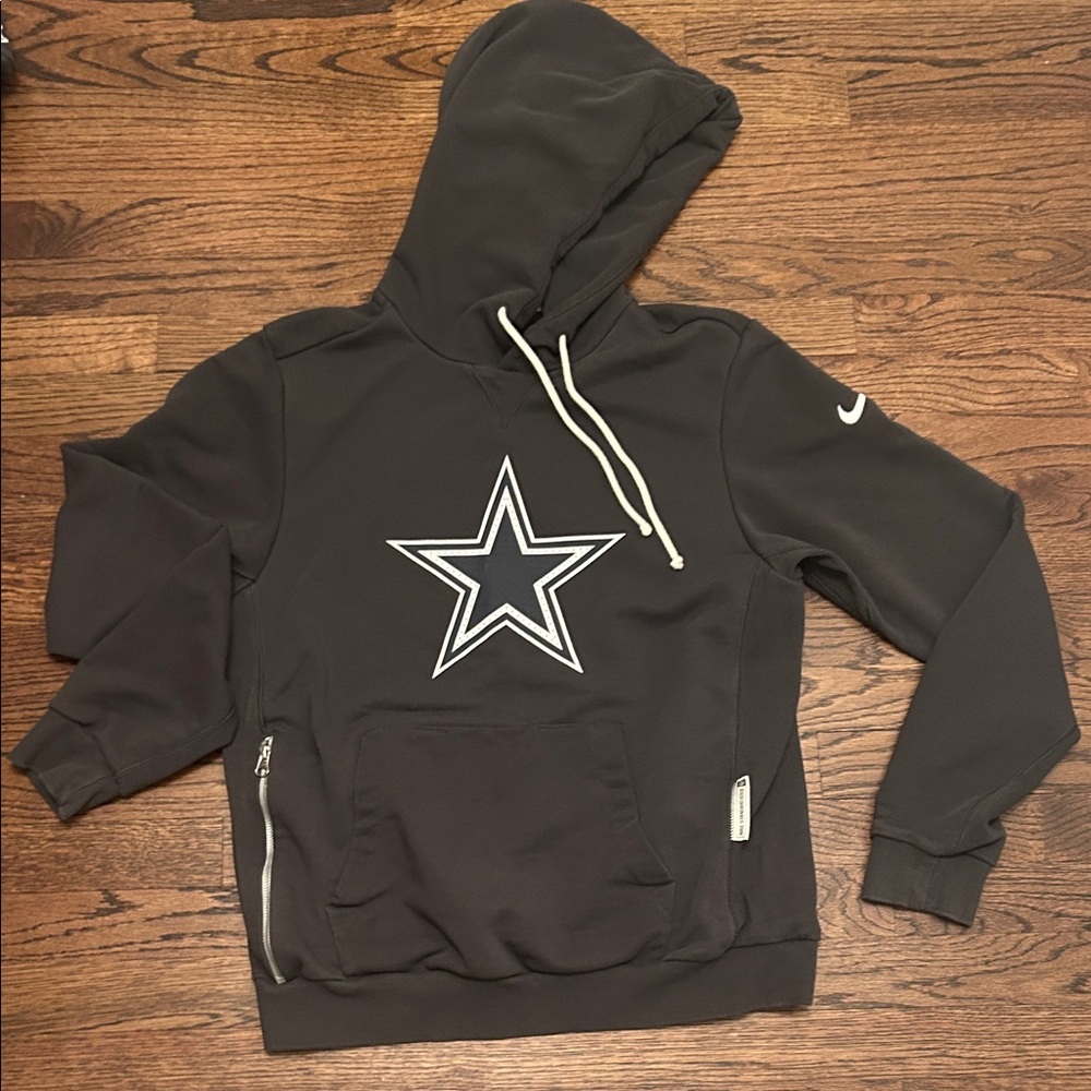 DALLAS COWBOYS nwt gray Nike Star Logo Hoodie / NFL